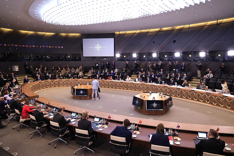 نشست وزرای امور خارجه کشورهای عضو ناتو در مقر این پیمان در بروکسل