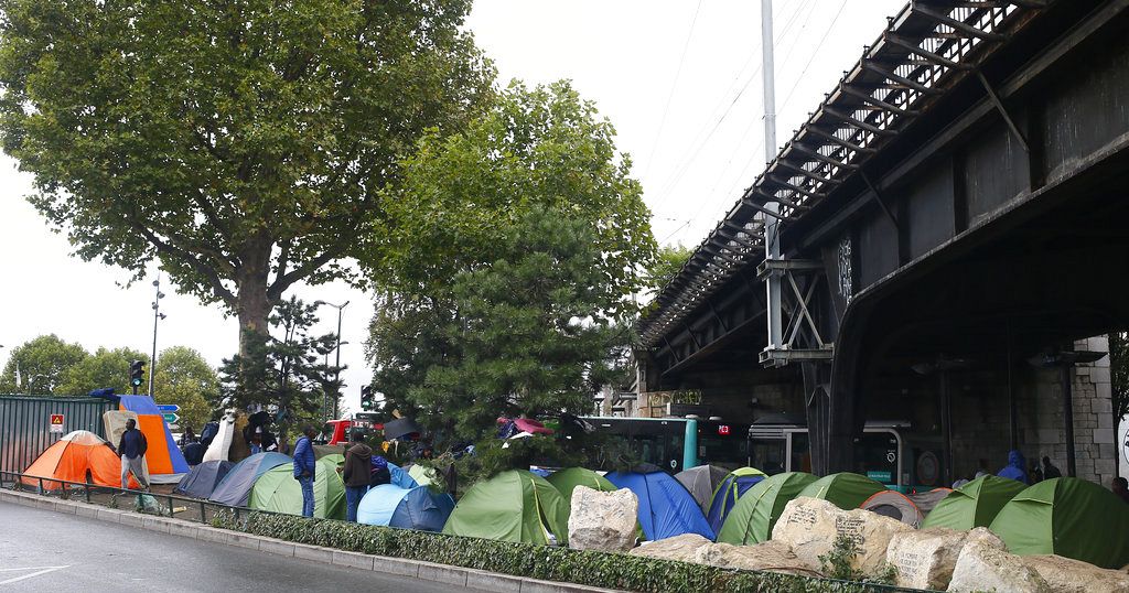 African migrants removed from the streets of Paris ahead 100 days to Olympics