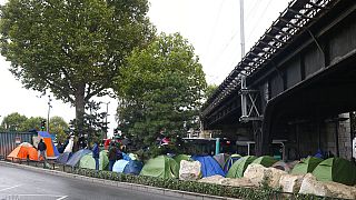African migrants removed from the streets of Paris ahead 100 days to Olympics 