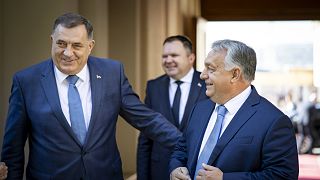  Orbán Viktor Milorad Dodik boszniai szerb elnökkel októberben Budapesten