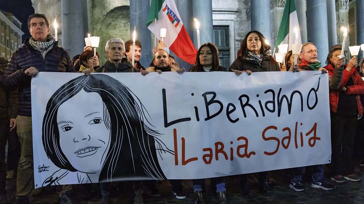 Ilaria Salis seen shacked in court sparks anger on Italian streets