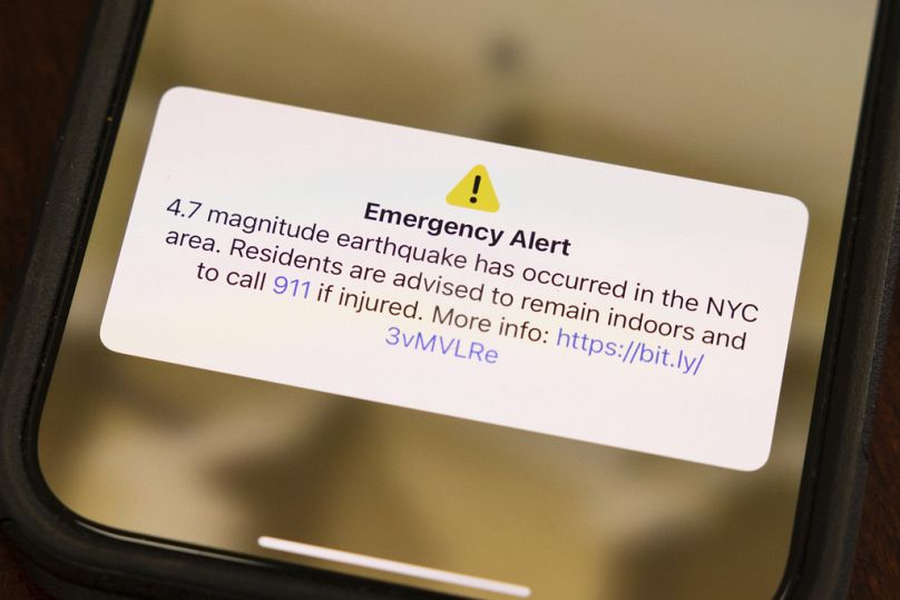 New York'ta yaşayanlara kısa mesajla deprem uyarısı yapıldı