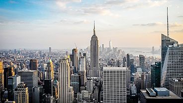панорама Нью-Йорка, иллюстрационное фото
