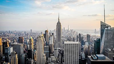 панорама Нью-Йорка, иллюстрационное фото