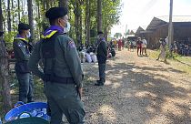 Myanmar sınırındaki Taylandlı askerler