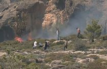 Sabato 6 aprile sono stati registrati decine di incendi in Grecia, la maggior parte sull'isola di Creta