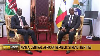Centrafrique : première visite officielle d'un président kenyan