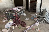 Neues Videomaterial zeigt das zerstörte Nasser-Krankenhaus in Khan Junis.