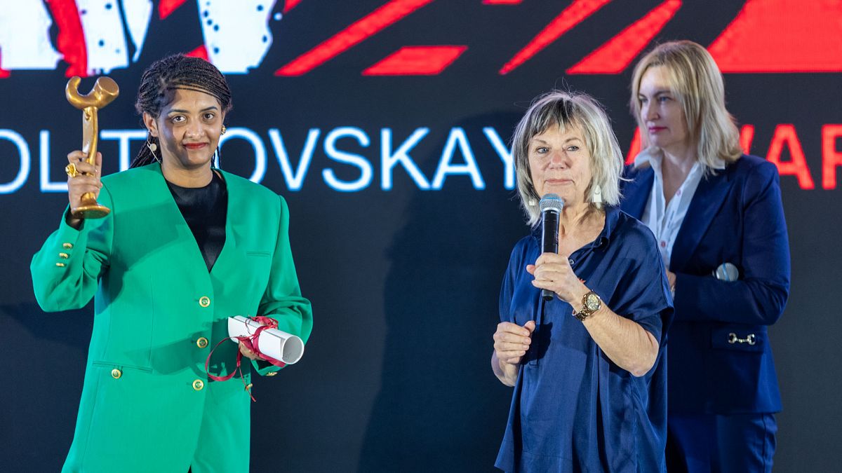 Lucy Kassa, νικήτρια του βραβείου Άννα Πολιτκόφσκαγια για το 2023