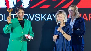 Lucy Kassa, νικήτρια του βραβείου Άννα Πολιτκόφσκαγια για το 2023