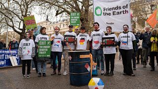 Climate activists demand Europe pull out of the Energy Charter Treaty