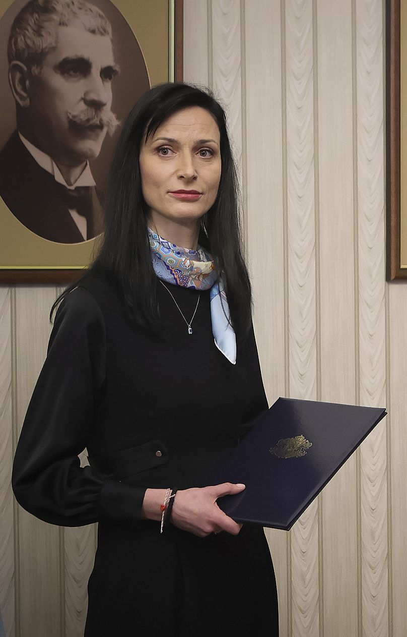 Maria Gabriel, the prime minister-designate under a power-sharing deal by the two main political parties
