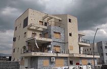 بيوت متضررة في كريات شمونة