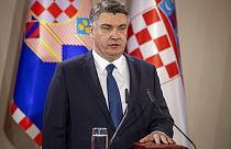Il presidente della Croazia Zoran Milanovic 