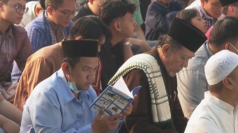 صلاة العيد في إندونيسيا