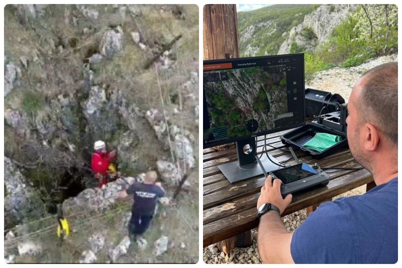 A rendőrség mentőalakulatának barlangászai és szakértői kutatnak Danka Ilić után a Lazar-barlangban és környékén