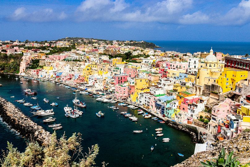 La Marina di Corricella in Procida is one of the most picturesque spots in all of Italy