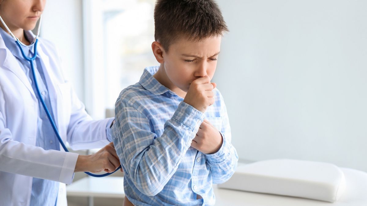 What are the symptoms of whooping cough and why are cases rising across Europe?