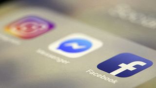 Instagram, Messenger és facebook logó