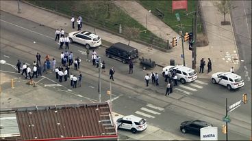 Captura de vídeo del lugar en el que se ha producido el tiroteo en Filadelfia, Estados Unidos