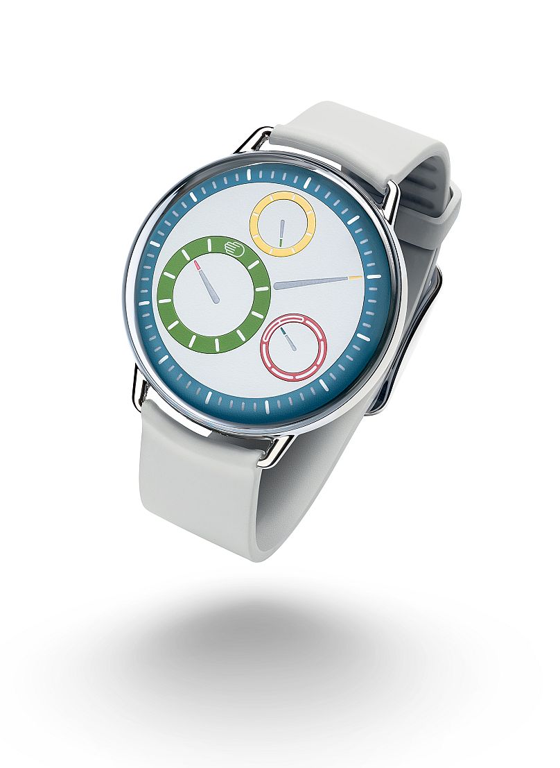 Ressence's Type 1° M integrates four different colours into the minimalist design the brand is known for.