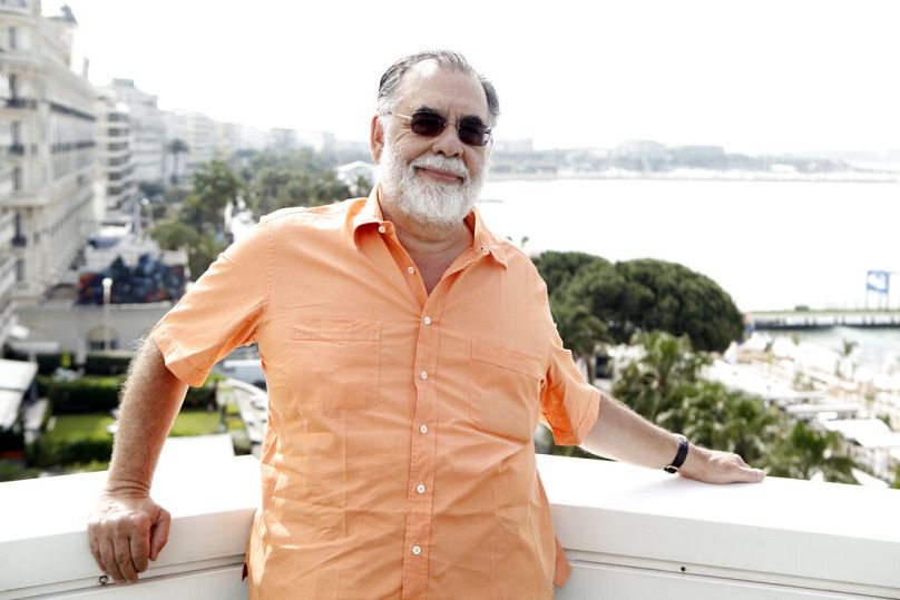 U.S. director Francis Ford Coppola poses for photographs during the 62nd International film festival in Cannes, southern France, Wednesday, May 13, 2009.