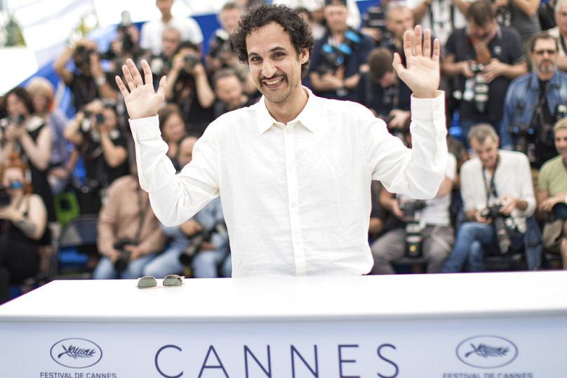 Director Ali Abbasi poses for photographers during a photo call for the film 'Grans' at the 71st international film festival, Cannes, southern France, Friday, May 11, 2018.