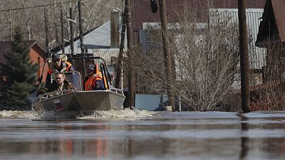 Inundaciones en Orsk, Rusia.