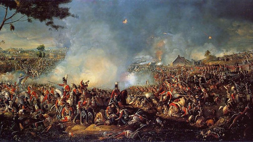 رویارویی ائتلاف هفتم با نیروهای ناپلئون در نبرد واترلو