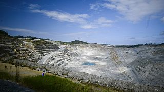 La mina de cobre a cielo abierto Cobre Panamá en Donoso, Panamá, el jueves 11 de enero de 2024.