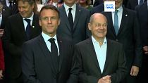 Emmanuel Macron y Olaf Scholz
