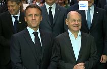 Emmanuel Macron y Olaf Scholz