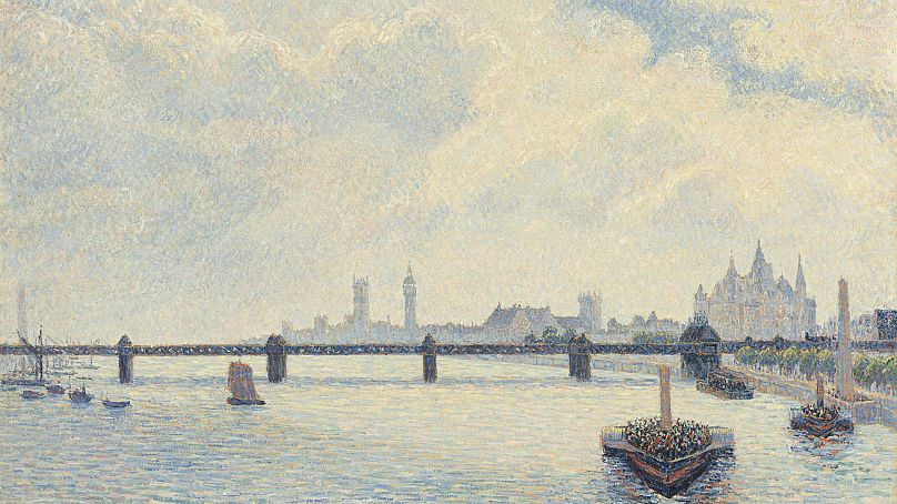 Charing Cross Bridge, London (1890) Camille Pissarro
