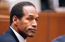 O.J. Simpson sits at his arraignment in Superior Court in Los Angeles on July 22, 1994, where he pleaded "absolutely, 100 percent not guilty" on murder charges.