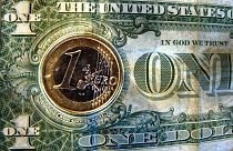 File photo of euro and dollar illustration