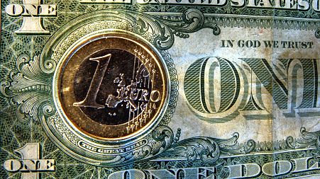File photo of euro and dollar illustration