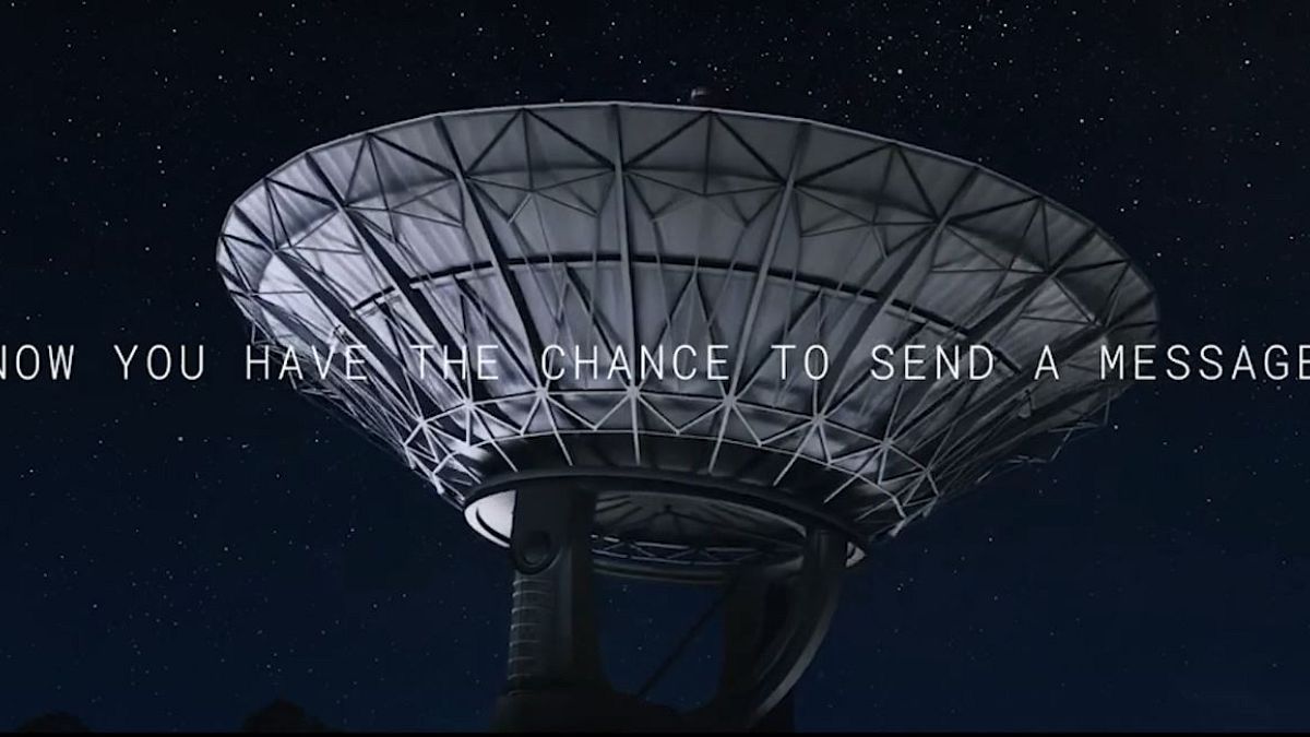 An Italian initiative that allows you to send a personal message to deep space