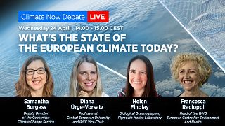 Tune in to Euronews' Climate Now Live Debate on 24 April at 14.00 CEST.