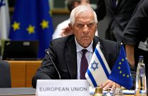جوزپ بورل در نشستی با موضوع اسرائیل در شورای اروپا به تاریخ سوم اکتبر ۲۰۲۲