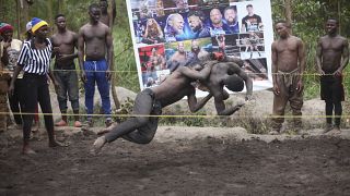 Young Ugandans dream of being professional wrestlers