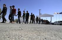 Kıbrıs Rum Kesimi'ndeki göçmen kampı