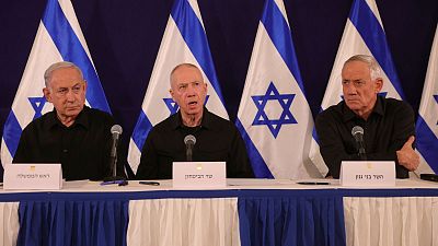  کابینه جنگ اسرائیل متشکل از بنی گانتز، یوآو گالانت و بنیامین نتانیاهو