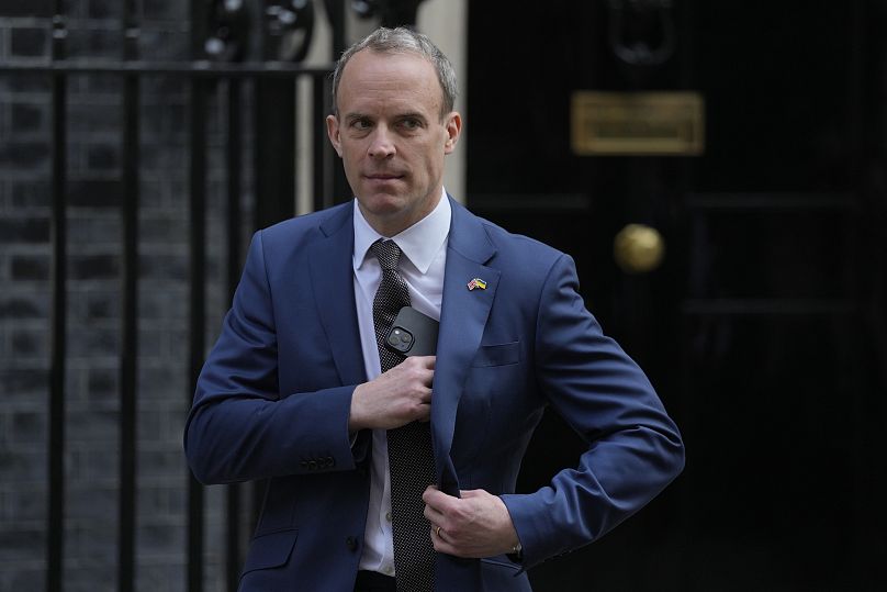 Former UK Foreign Secretary Dominic Raab, about whose fridge etiquette Truss is unsparing