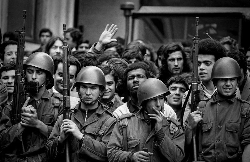 La juventud portuguesa en 1974.