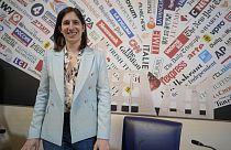 Elly Schlein, candidata del Partido Democrático italiano en las Elecciones Europeas de junio