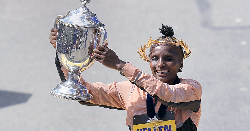 Hellen Obiri claims back-to-back Boston Marathon titles, leading Kenyan women’s podium sweep