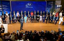 Il primo ministro greco Kyriakos Mitsotakis annuncia i candidati alle elezioni europee