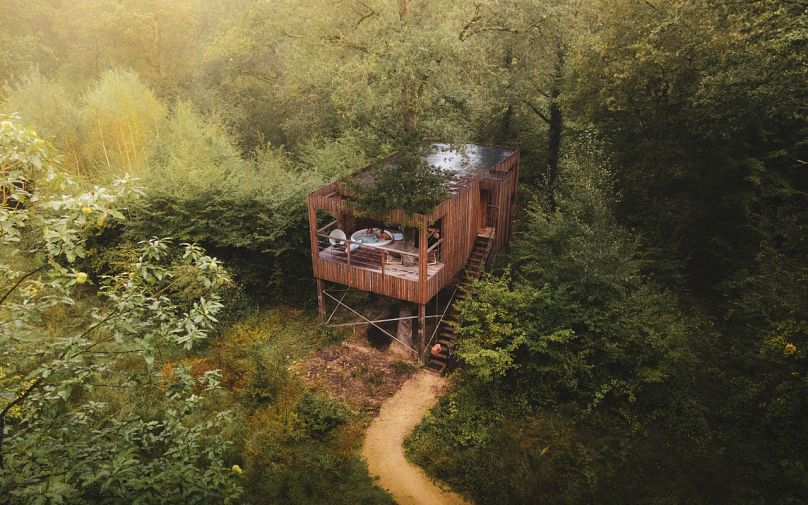 Immerse yourself in the beautiful forest at Loire Valley Lodges