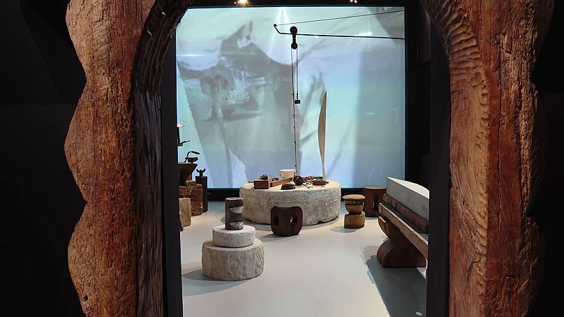 The new exhibition aims to recreate some of the ambiance from Brancusi's studio.