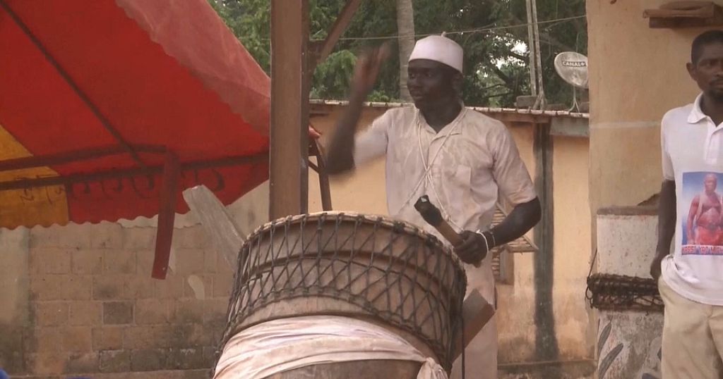 Abidji peoples mark founding in southern Ivory Coast, also known as Dipri festival